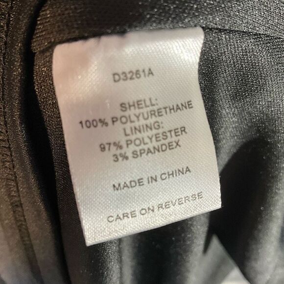 Alexia Admor Vegan Jacqueline Leather Wrap Dress, 10. NWOT. Black punk goth bad - Picture 8 of 8